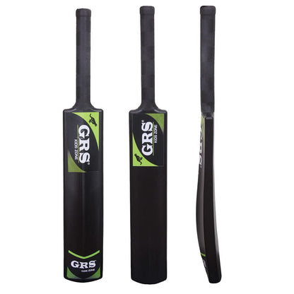 GRS Zone Heavy Grade Hard Plastic Cricket Bat with Wicket Set Floro & 1 Tennis Ball for Kids (Size 3, Age 6-10 Year Old Kids), Strong Plastic