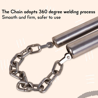 GRS Best Stainless Steel Nunchaku Chen Xi for Martial Arts Nan-Chaku Steel