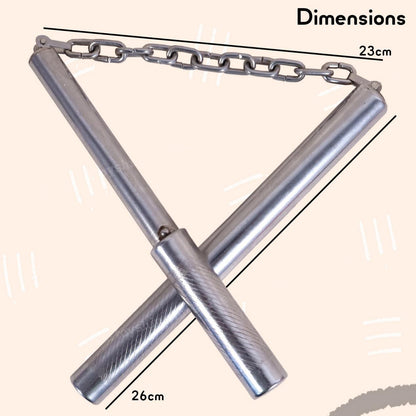 GRS Best Stainless Steel Nunchaku Chen Xi for Martial Arts Nan-Chaku Steel
