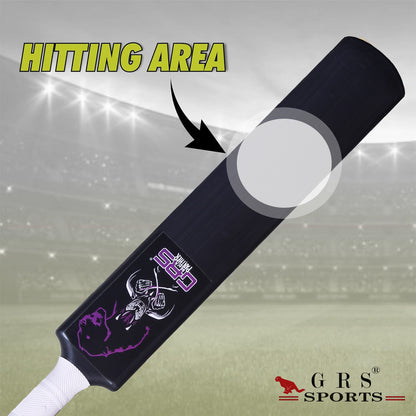 GRS Black Panther Edition Plastic Cricket Bat – Size 3 | Premium Black Bat for Kids Aged 6–10 | Lightweight, Durable & Hero-Inspired Design